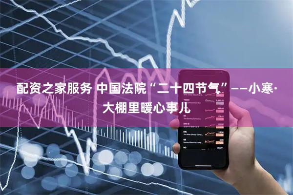 配资之家服务 中国法院“二十四节气”——小寒·大棚里暖心事儿